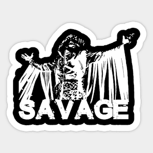 Savage Tribute T-Shirt - Unleash the Spirit of Randy 'Macho Man' Savage Sticker